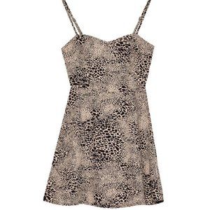Jeu Illimité leopard print dress